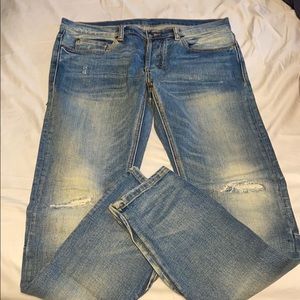 MNML Skinny Tapered Zip Denim